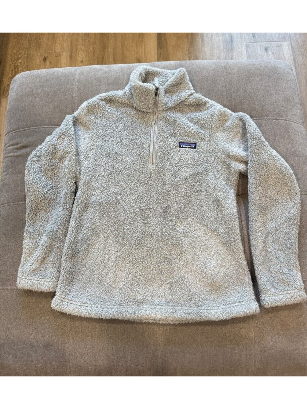 Patagonia Los Gatos Fleece 1/4 Zip Pullover Womens M Gray